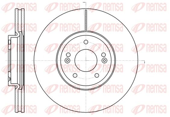 Гальмівний диск, Remsa 61102.10