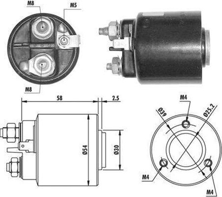 Магнітний перемикач, стартер, Magneti Marelli 940113050061