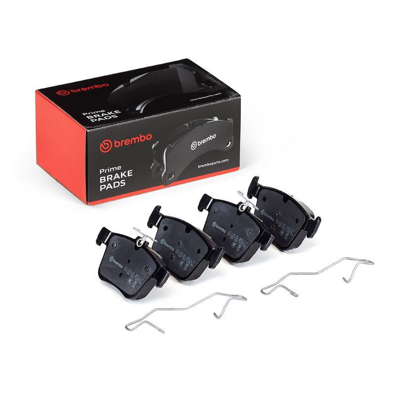 комплект спирачно феродо, дискови спирачки BREMBO