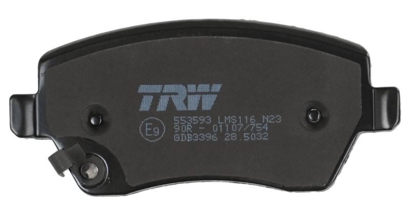 TRW GDB3396 Brake Pad Set, disc brake