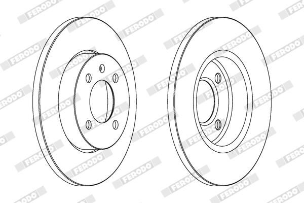 FERODO DDF205 Brake Disc