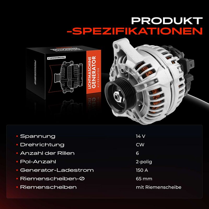 Frankberg 5481FB0001713 Alternator