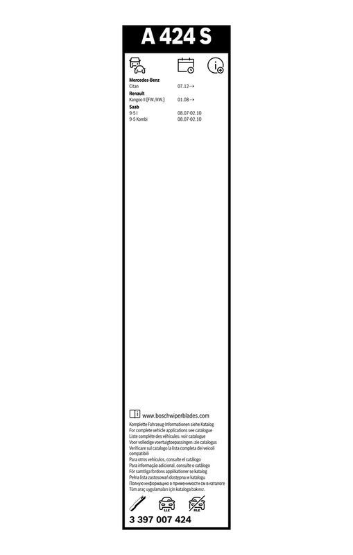 BOSCH 3 397 007 424 Wiper Blade