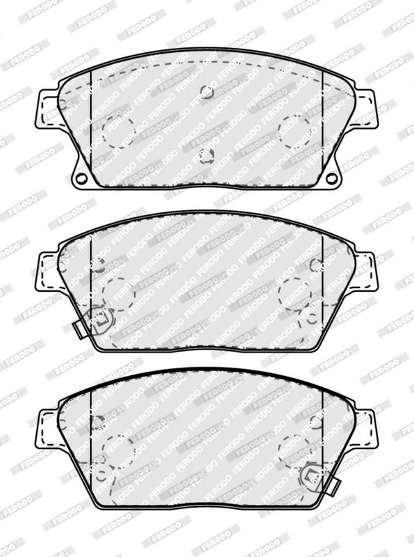 FERODO Plaquettes de frein à disque FDB4264