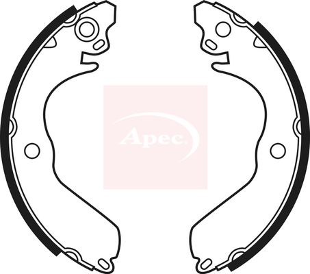 APEC Brake Shoe Set SHU501