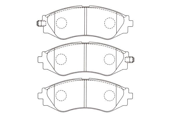 Kavo Parts Stabdžių trinkelių rinkinys, diskinis stabdys