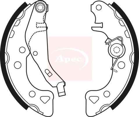 APEC Brake Shoe Set SHU663