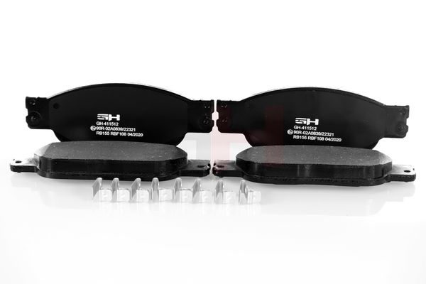 Piduriklotsi komplekt, ketaspidur, GH GH-411512