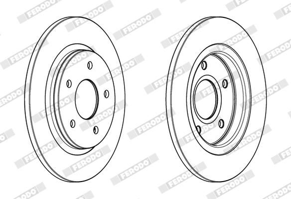 Brzdový kotouč DDF1808C
