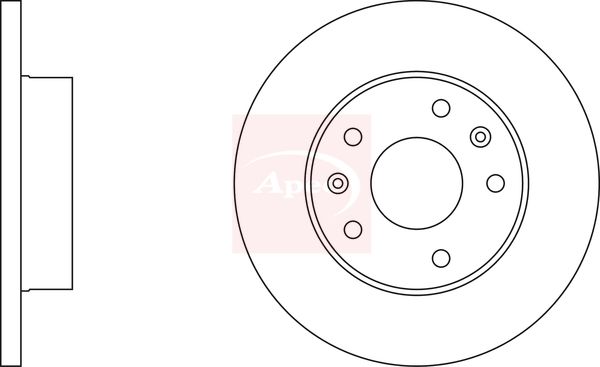 APEC Brake Disc DSK831