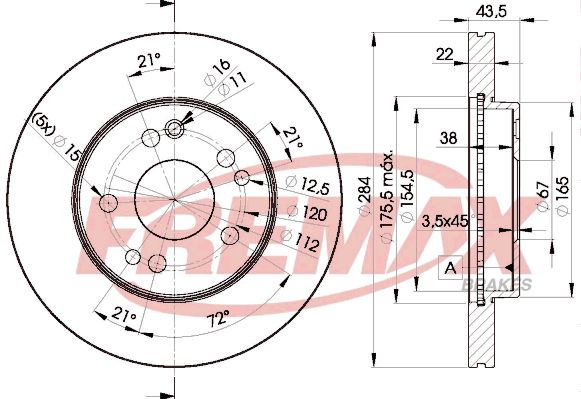 FREMAX BD-7200 Brake Disc