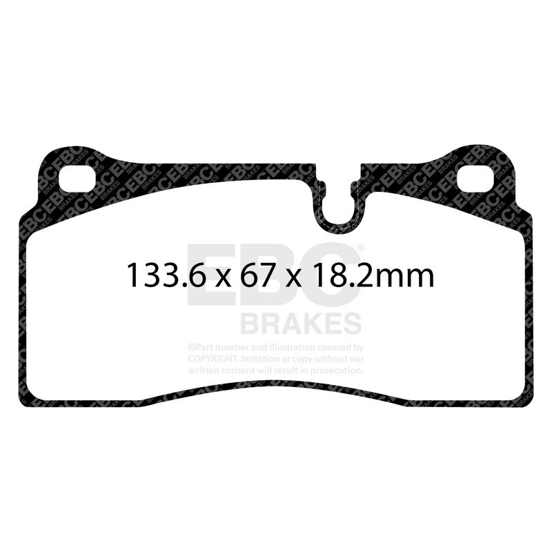 EBC Brakes Remblokkenset, schijfrem DP42425R