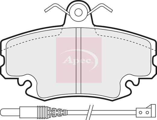 APEC Brake Pad Set, disc brake PAD810
