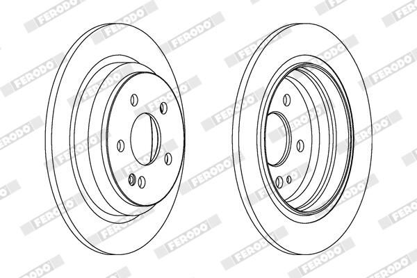 FERODO DDF1234C Brake Disc