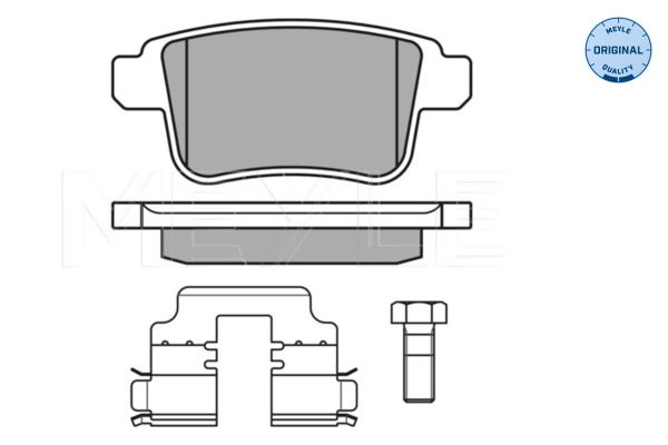 MEYLE 025 246 9216 Brake Pad Set, disc brake