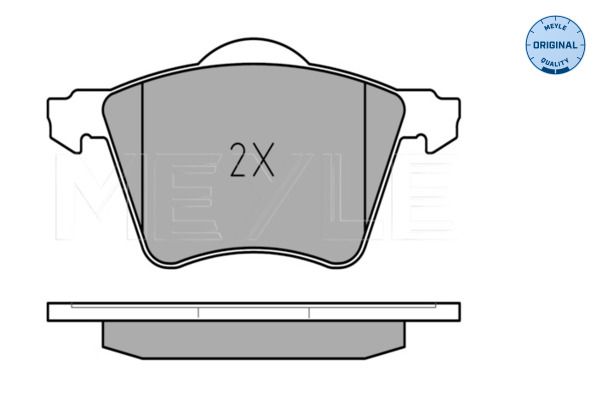 MEYLE 025 210 3419/W Brake Pad Set, disc brake