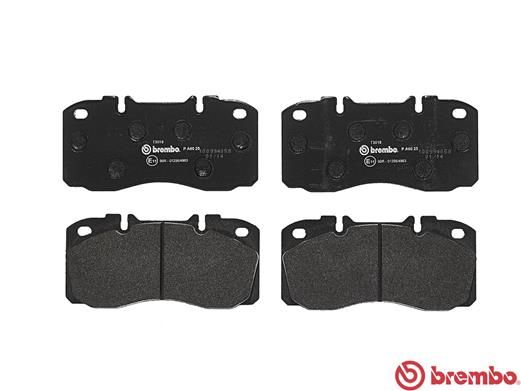 Комплект гальмівних накладок, дискове гальмо, Brembo PA6025