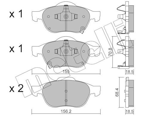 Plaquettes+de+frein+à+disque METELLI 22-0448-0