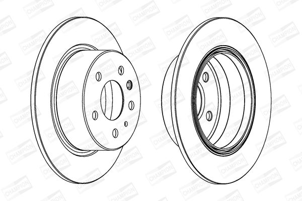 Гальмівний диск, Champion 561344