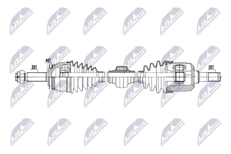 NTY NPW-HY-680 Drive Shaft