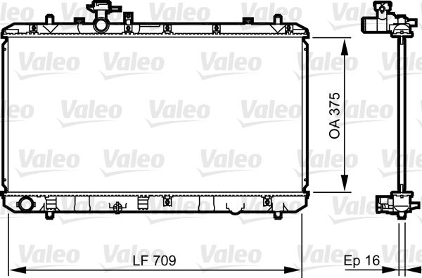 VALEO Radiateur 735407