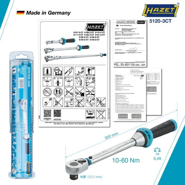 HAZET 5120-3CT Torque Wrench