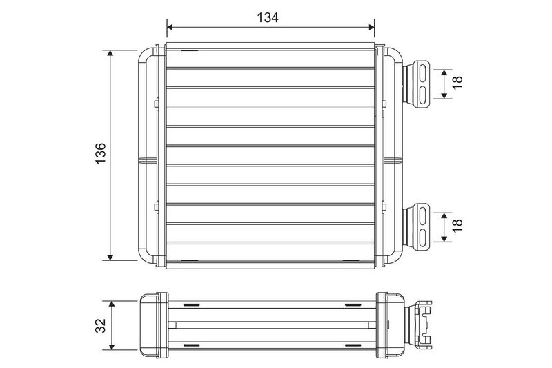 VALEO Kachelradiateur, interieurverwarming 811629