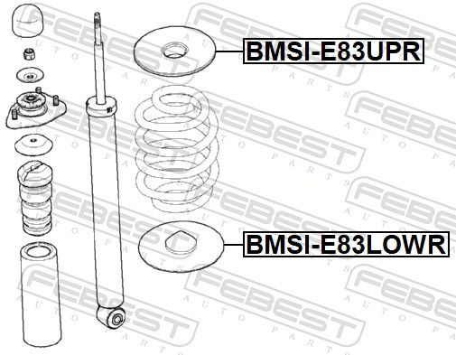 FEBEST BMSI-E83UPR Spring Seat