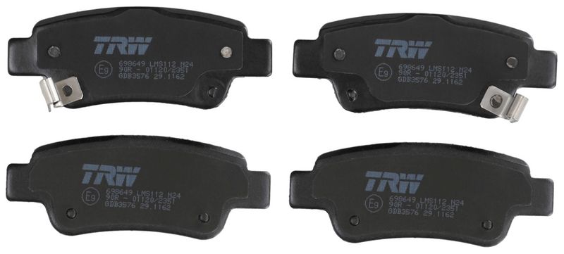 TRW GDB3576 Brake Pad Set, disc brake