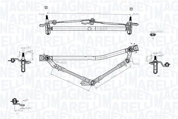 MAGNETI MARELLI törlőrudazat 085570749010