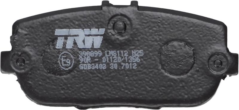 TRW Plaquettes de frein à disque GDB3402