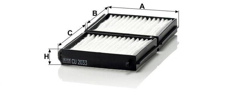 Filtru, aer habitaclu CU 2033-2 MANN-FILTER