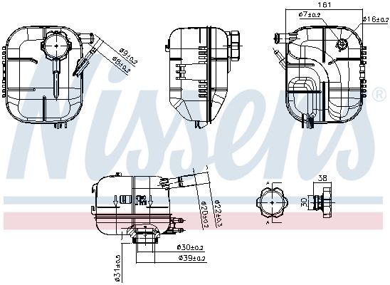 Vyrovnávací nádoba, chladivo 996466