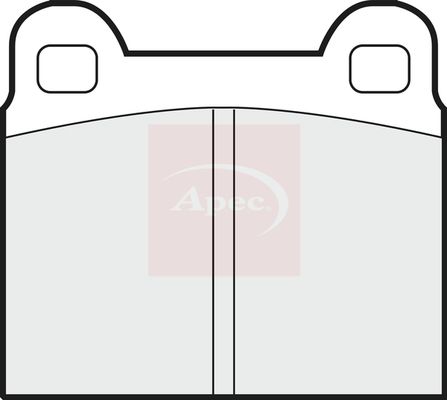 APEC Brake Pad Set, disc brake PAD121