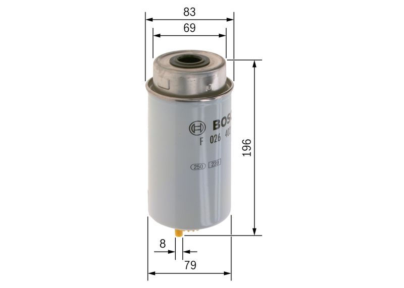 BOSCH F 026 402 040 Fuel Filter