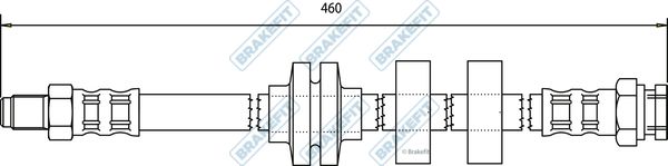 APEC Brake Hose BHO4068