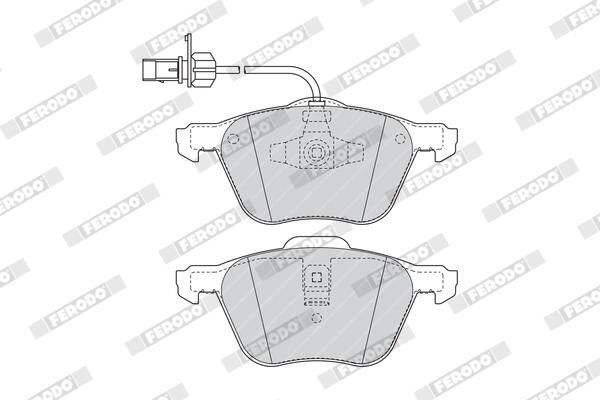 FERODO FVR1497 Brake Pad Set, disc brake