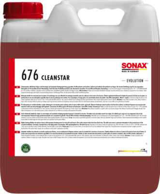 solutie de curatat universala SONAX Cleanstar -EVOLUTION- 06766000