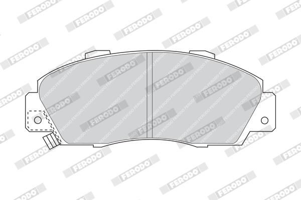 FERODO FDB905 Brake Pad Set, disc brake