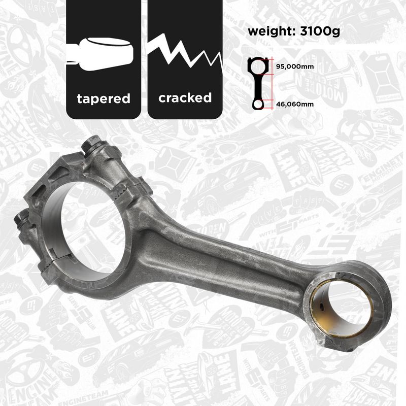 Product Image - Drijfstang - OM0016 - ET ENGINETEAM