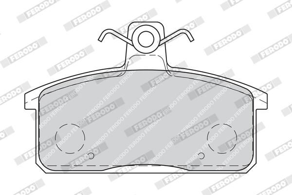 FERODO FDB4226 Brake Pad Set, disc brake