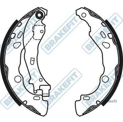 APEC Brake Shoe Set BSH1055
