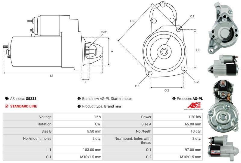 AS-PL S5233 Starter