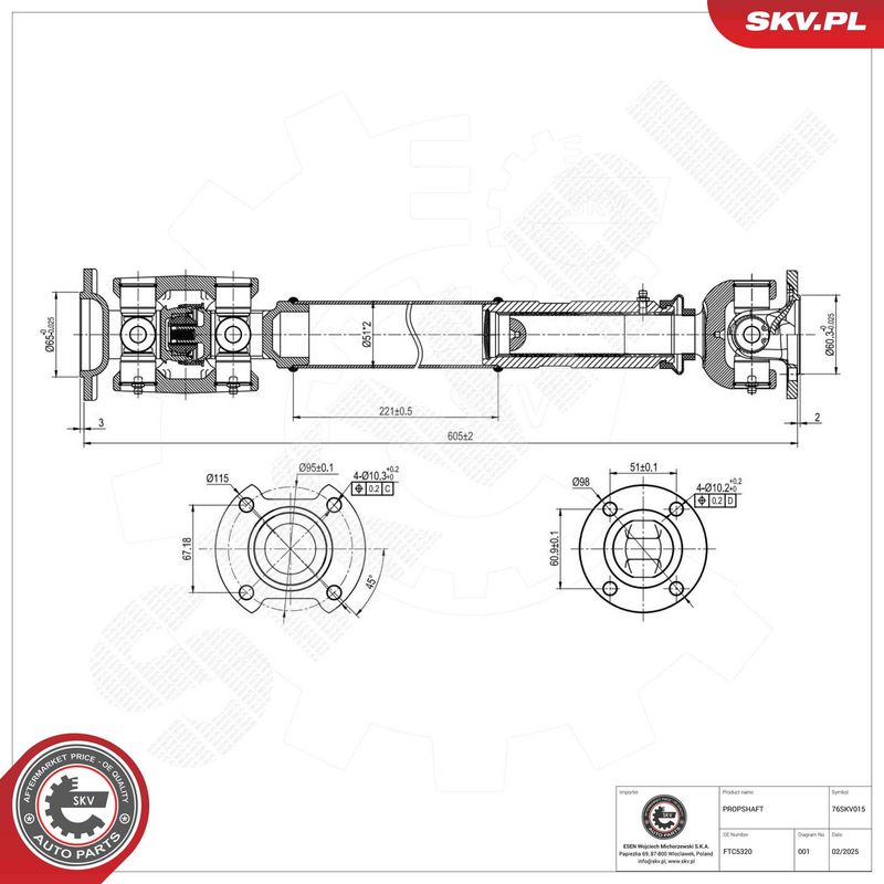 Veovõll, ESEN SKV 76SKV015