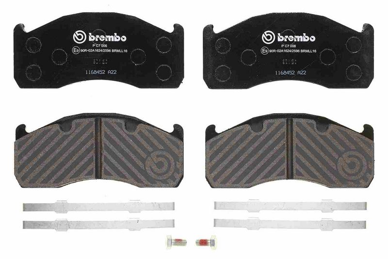 BREMBO P C7 006 Brake Pad Set, disc brake