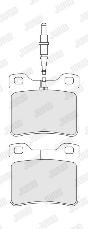 Sada brzdových destiček, kotoučová brzda 571845J