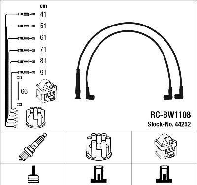 NGK Ignition Cable Kit 44252