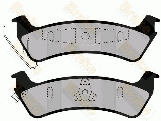 Brake Engineering Brake Pad Set, disc brake PA1441