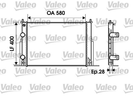 VALEO Radiateur 734229