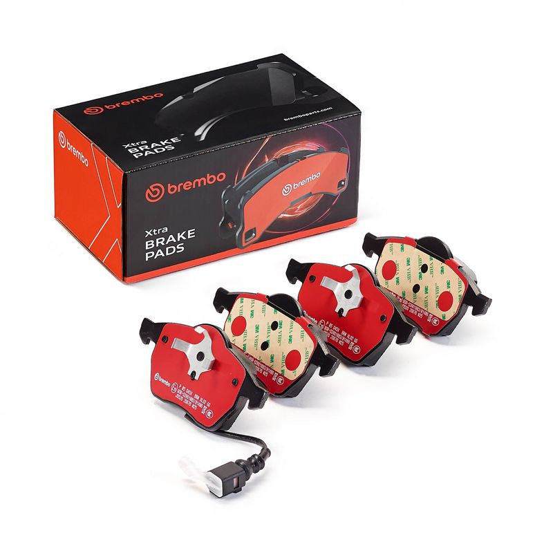 комплект спирачно феродо, дискови спирачки BREMBO